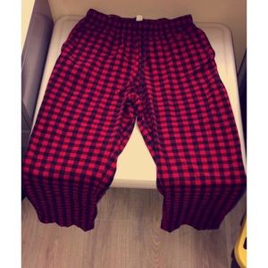 Red & Black Pj Pants.